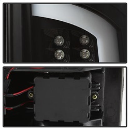 Spyder 07-09 Dodge Ram 2500/3500 V3 Light Bar LED Tail Lights - Black (ALT-YD-DRAM06V3-LBLED-BK) 5084262 5084262 Photo - Unmounted