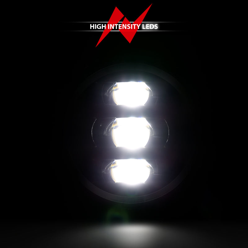 ANZO 2018-2019 Jeep Wrangler Full Led ProjectoráH.L Black 111466 111466 Photo - lifestyle view