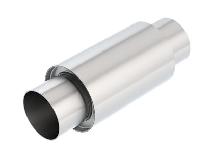 Borla 3 -1/2in In/Out x 5in Round x 8in Long XR-1 Sportsman Shorty Racing Muffler 40004S 40004S Photo - Primary
