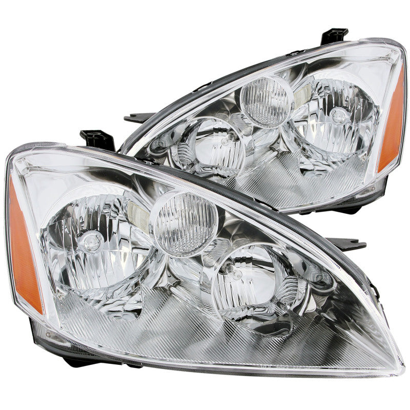 Anzo 2002-2004 Nissan Altima Crystal Headlights Chrome 121259 Photo - Primary