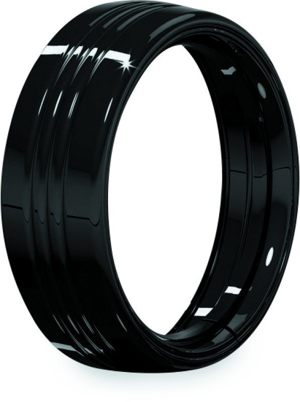 Kuryakyn 7in Headlamp Trim Ring Blk 7276 7276 Photo - Primary