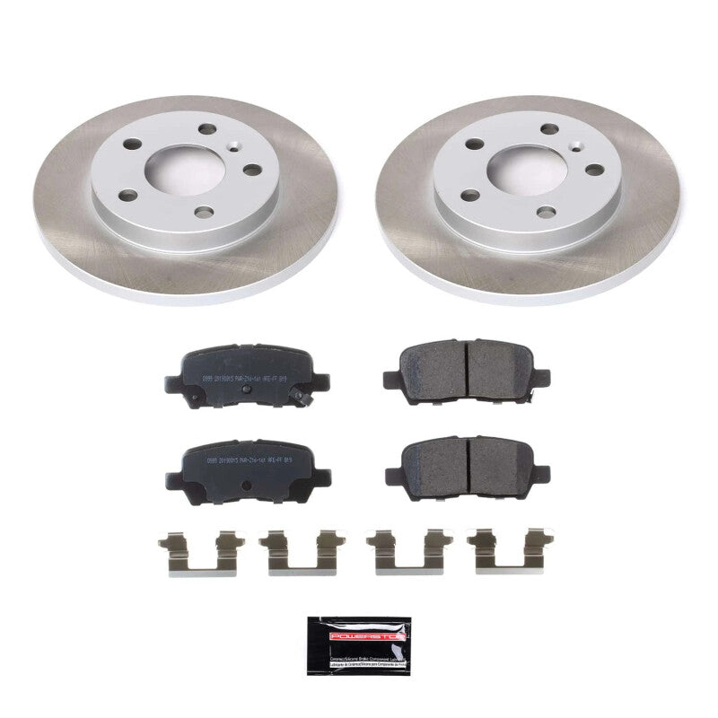 PowerStop Power Stop 04-08 Pontiac Grand Prix Rear Semi-Coated Rotor Kit SC1602 SC1602 Photo - Primary