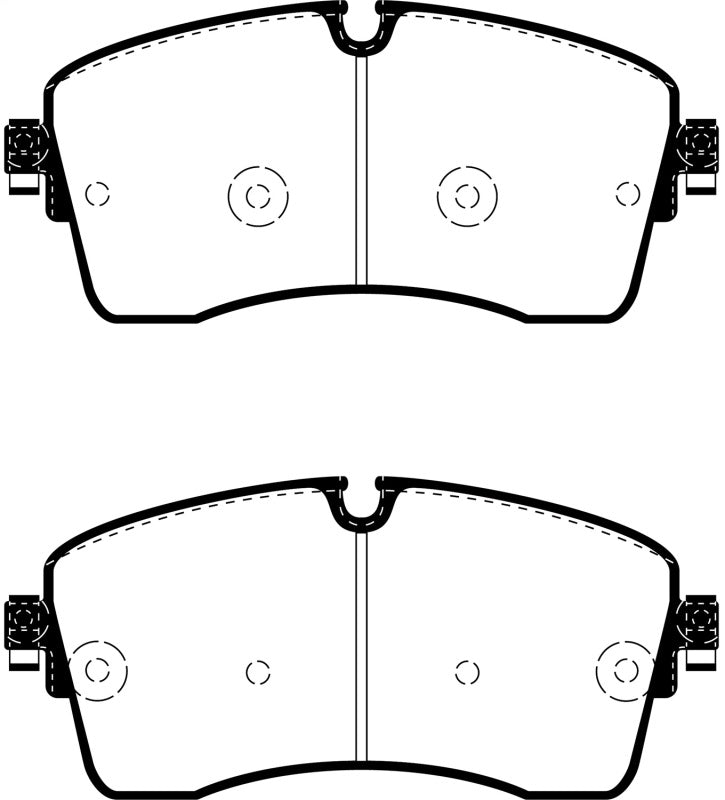 EBC 2018+ Jaguar E-Pace 2.0L Turbo (246) Yellowstuff Front Brake Pads DP42385R DP42385R Photo - Primary