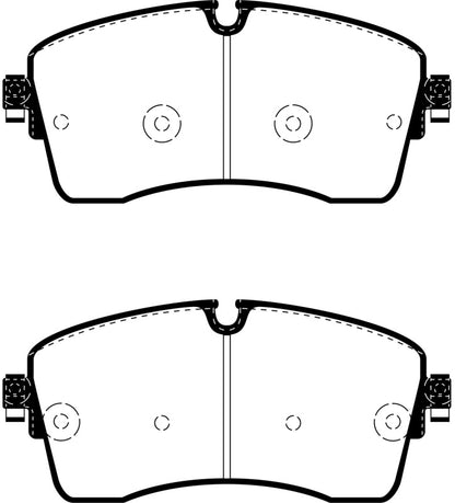 EBC 2018+ Jaguar E-Pace 2.0L Turbo (246) Yellowstuff Front Brake Pads DP42385R DP42385R Photo - Primary