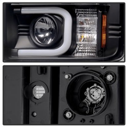 Spyder Chevy Silverado 2014-16 2500 HD Projector Headlights Light Bar DRL Blk PRO-YD-CSHD14-LBDRL-BK 5081032 5081032 Photo - Unmounted