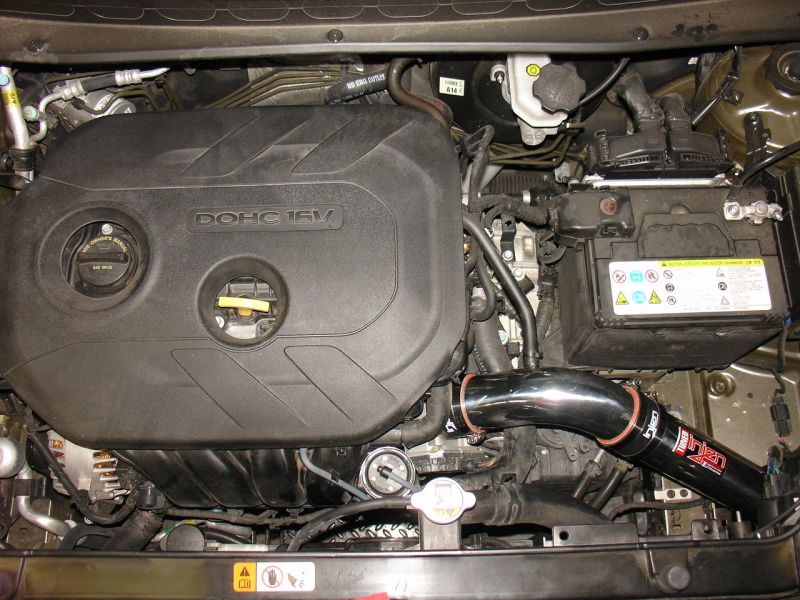 Injen 12 Kia Soul 2.0L 4cyl Black Cold Air Intake w/ MR Technology SP1312BLK SP1312BLK Photo - Mounted