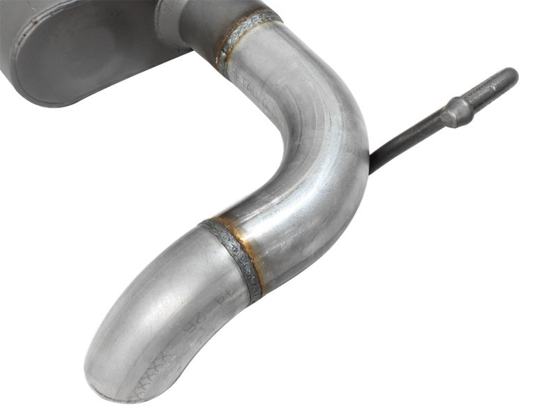 aFe Scorpion 2-1/2in Aluminized Steel Axle-Back Exhaust System: Jeep Wrang 49-08046 Photo - Unmounted