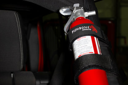 Fishbone Offroad Padded Roll Bar Black Fire Extinguisher Holder FB55154 FB55154 Photo - lifestyle view