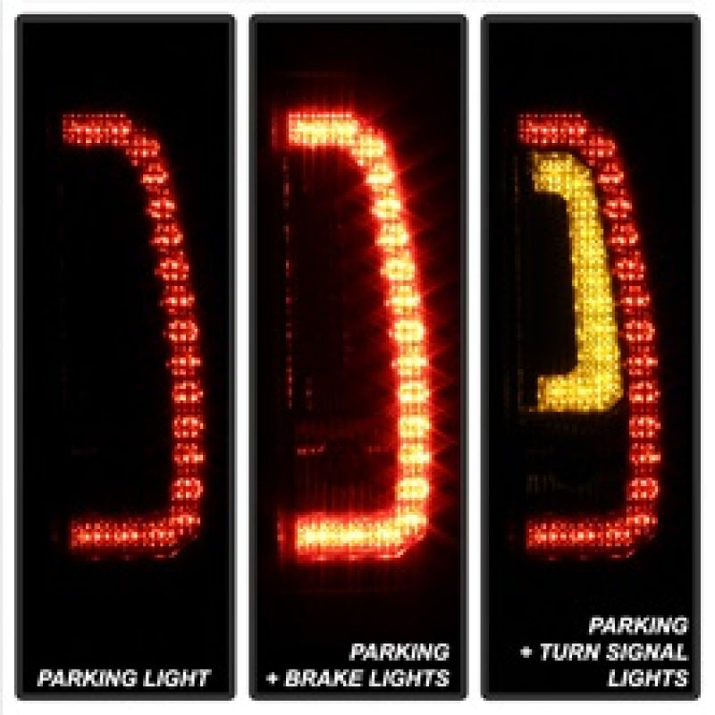 Spyder Chevy Suburban 07-14 V2 - LED Tail Lights - Black Smoke ALT-YD-CSUB07V2-LED-BSM 5083425 5083425 Photo - Unmounted