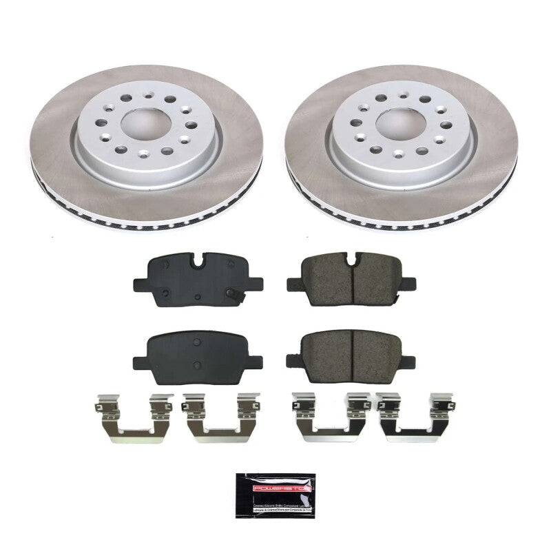 PowerStop Power Stop 21-22 GMC Acadia Rear Semi-Coated Rotor Kit SC8683 SC8683 Photo - Primary