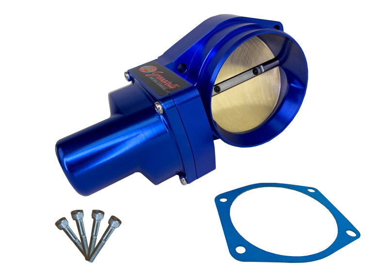 Granatelli Motor Sports Granatelli 08-23 GM LS3/LSA/LSX Drive-By-Wire 103mm Throttle Body - Blue GMTBLS3BL