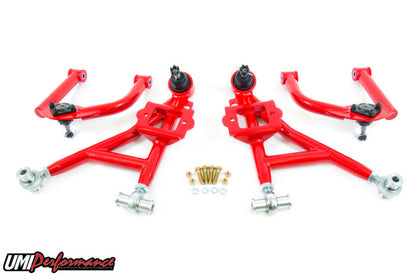 UMI Performance 93-02 GM F-Body Front A-Arm Kit Adjustable Lower Budget Drag 230011-R 230011-R Photo - Primary