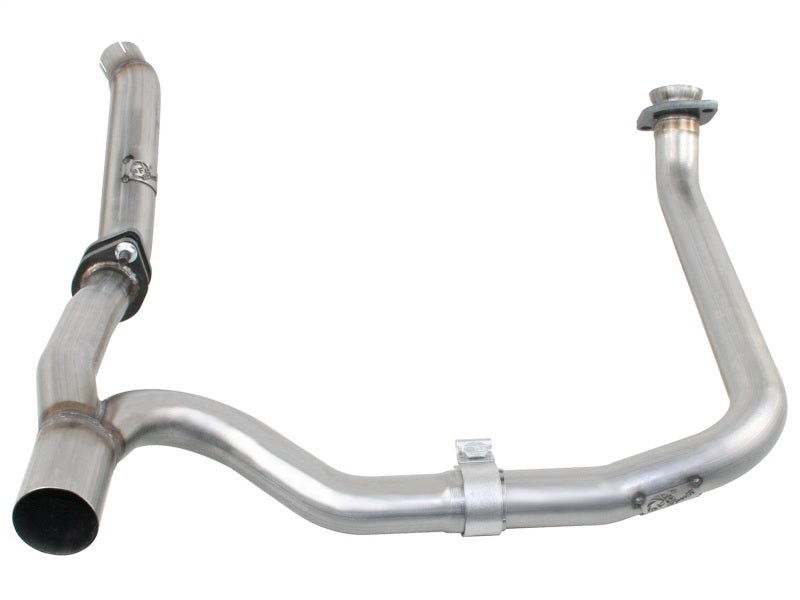 aFe Twisted Steel 409 Stainless Steel Loop-Delete Header & Y-Pipe Power 48-46210 Photo - Primary