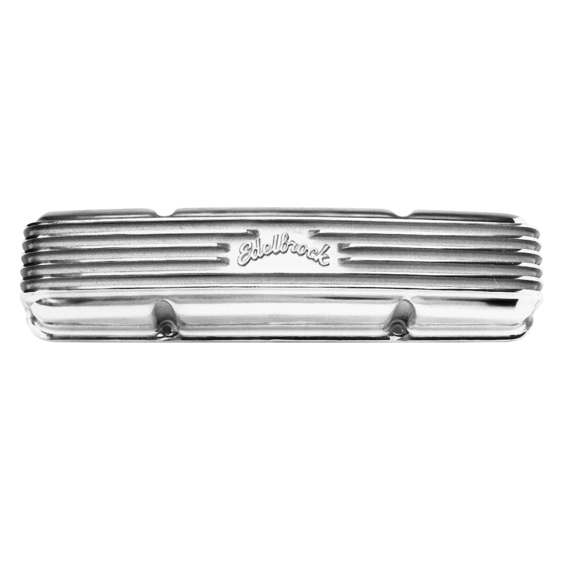 Edelbrock Valve Cover Classic Series Chevrolet 1959-1986 262-400 CI V8 Polshed 4145 4145 Photo - Primary