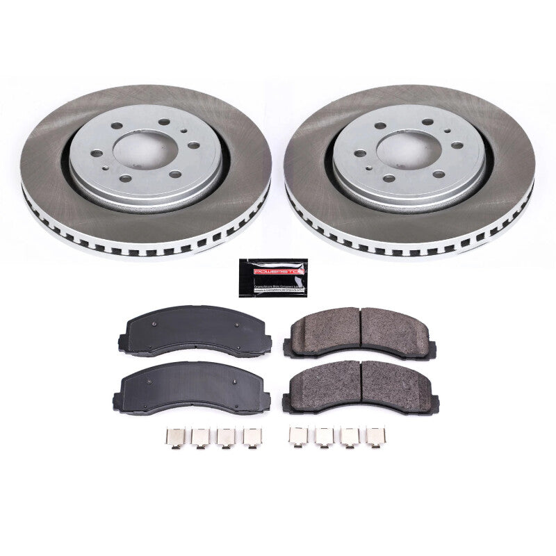 PowerStop Power Stop 10-21 Lincoln Navigator Front Semi-Coated Rotor Kit SC3167 SC3167 Photo - Primary
