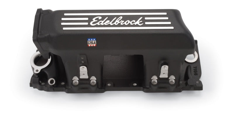 Edelbrock Manifold, Efi, Pro-flo Xt, BB Chevy, Rect. Port Heads, Black Powder Co 71363 Photo - Primary