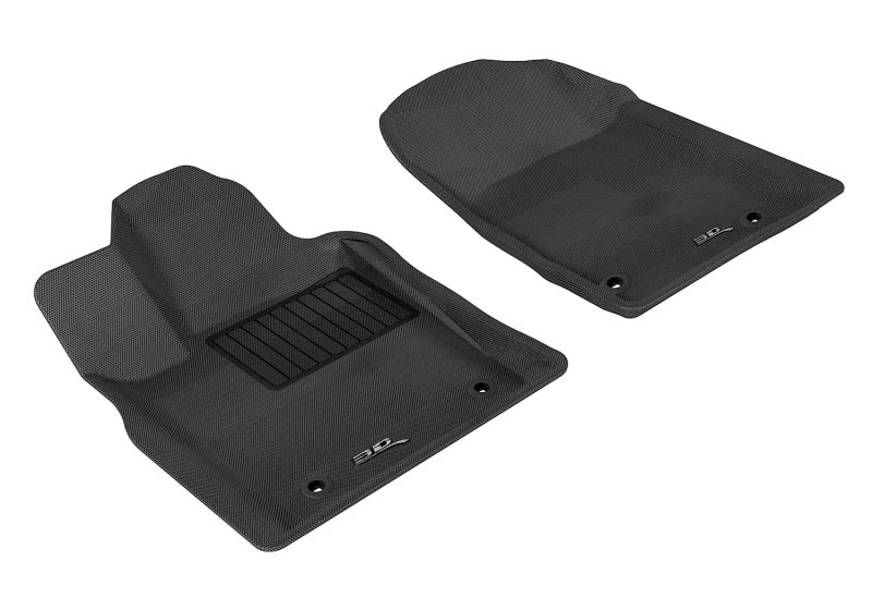 3D MAXpider 2013-2020 Dodge/Jeep Grand Cherokee/Durango Kagu 1st Row Floormat - Black L1DG01311509 L1DG01311509 Photo - Primary