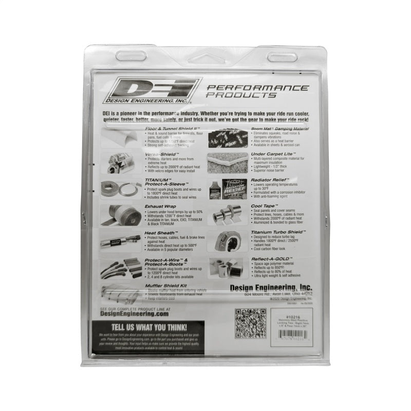 DEI Stainless Steel Positive Locking Tie Eight 1/4in (7mm) x 9in and Four 7mm x 20in 10216 10216 Photo - Unmounted