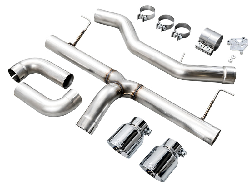 AWE Tuning AWE 19-23 BMW 330i / 21-23 BMW 430i Base G2X Track Edition Axle Back Exhaust - Chrome Silver 3020-32429 3020-32429 Photo - out of package