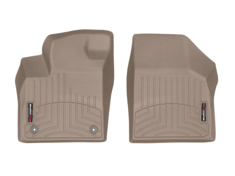 WeatherTech WT FloorLiner - Front - Tan Floor Mats Floor Mats - Rubber main image