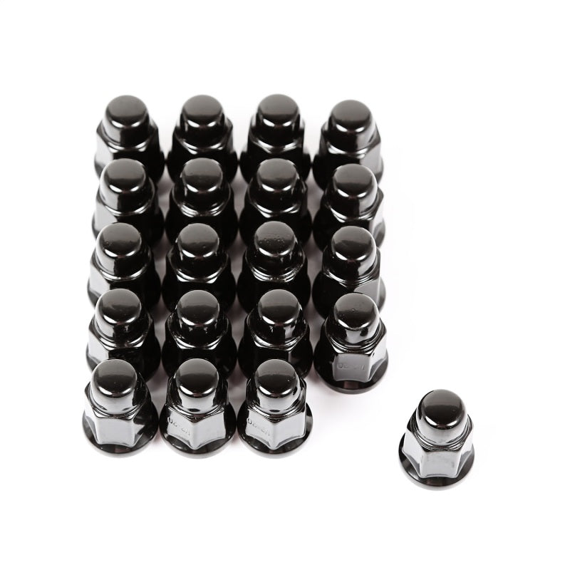 Rugged Ridge Wheel Lug Nut,Set of 20,1/2-20,Black 16715.23 Photo - Primary