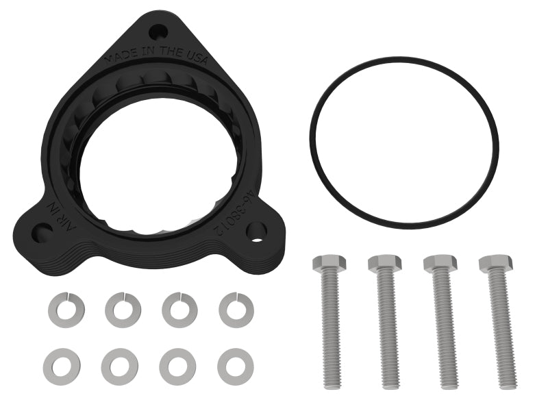 aFe Silver Bullet Throttle Body Spacer 19-21 Toyota Corolla L4 2.0L - Black 46-38012B 46-38012B Photo - Unmounted