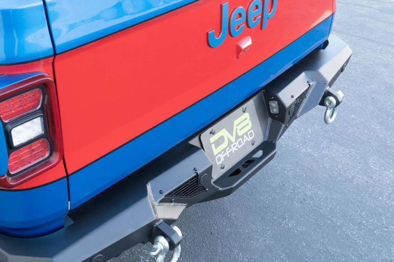 DV8 Offroad 20-23 Jeep Gladiator JT Spec Series Rear Bumper RBGL-09 RBGL-09 Photo - Unmounted