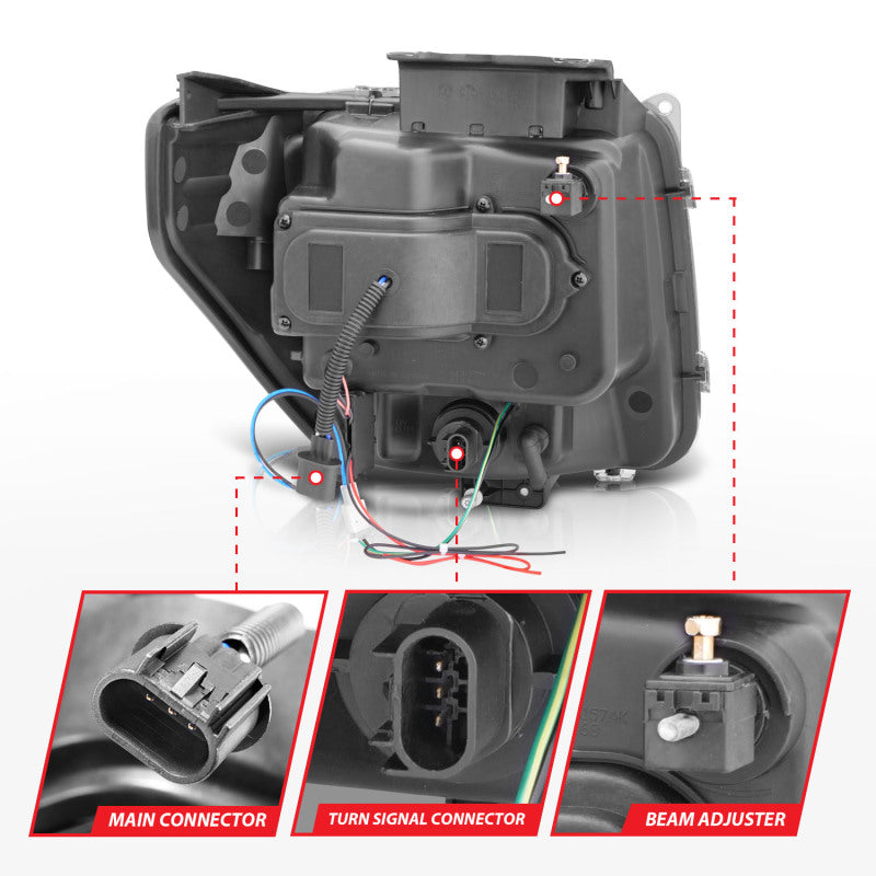 Anzo 2007-2012 Dodge Nitro Projector Headlights w/ Halo Chrome (CCFL) G2 111144 User 5