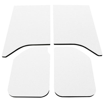 DEI 11-18 Jeep Wrangler JK 2-Door Boom Mat Headliner - 4 Piece - White 50142 50142 Photo - Primary