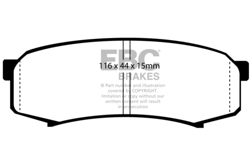 EBC Disc Brake Pad Set DP4993R Photo - Primary