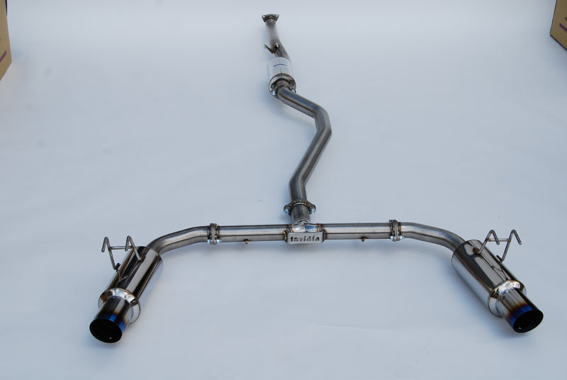 Invidia 2022+ Honda Civic Si (1.5T) 70mm N1 Cat Back Exhaust - Burnt TI Tips HS22HS4GD1STL HS22HS4GD1STL User 1