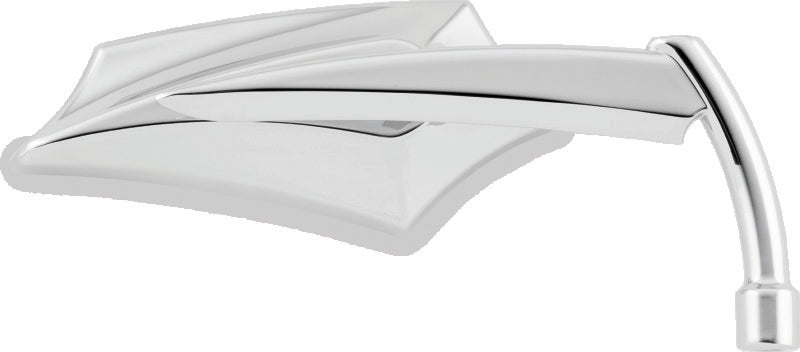 Bikers Choice 65-Up Chrome Angler Mirror Universal Custom Pair 488741 488741 Photo - Primary