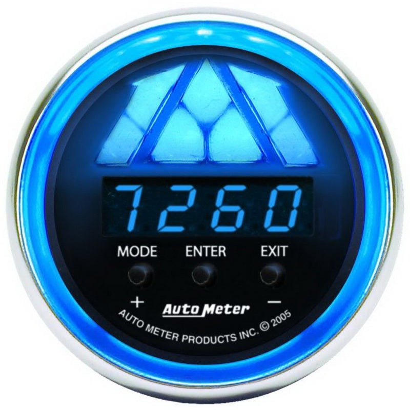 Autometer 2-1/16" Dpss Shift-Light, 0-16,000 Rpm, Level 1, Cobalt 6187 User 1