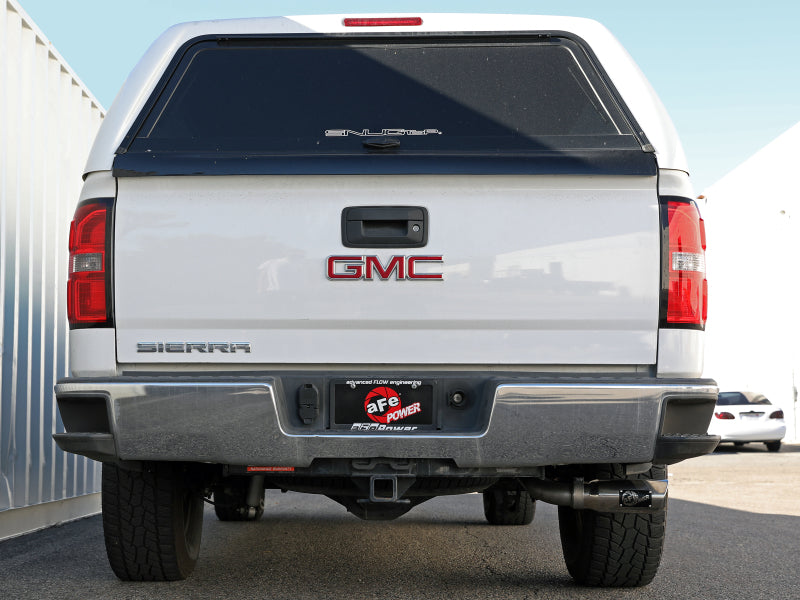 aFe Apollo GT Series 3in 409SS GM Silverado/Sierra 1500 09-18 V6-4.3/V8-4.8/5.3L - Polished 49-44136-P 49-44136-P Photo - Mounted