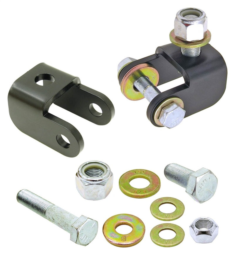 RockJock JK Shock Mount Relocation Kit Front Upper w/ Hardware Pair CE-9807FSRK CE-9807FSRK Photo - Primary
