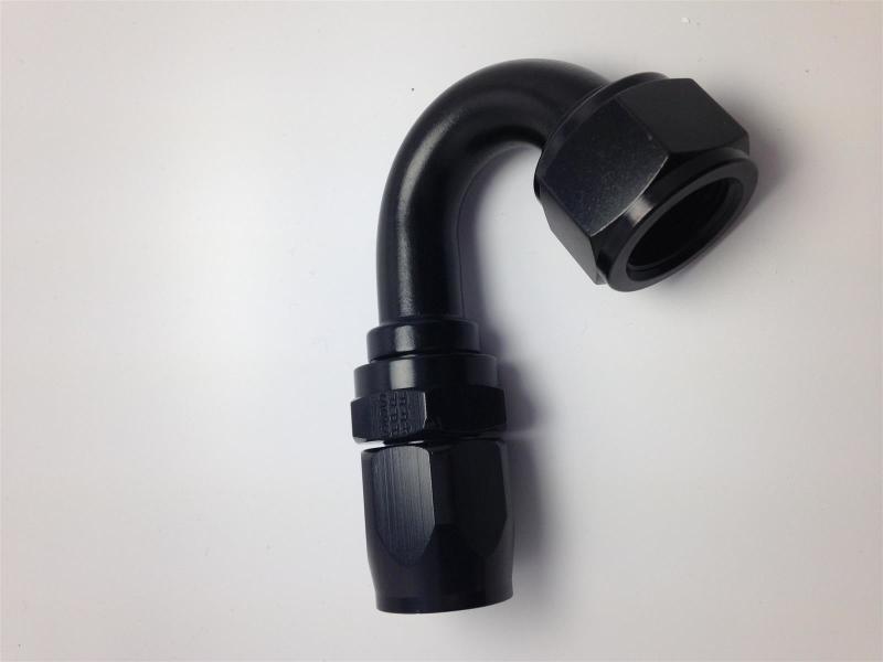 Fragola -10AN x 150 Degree Pro-Flow Hose End - Black 231510-BL 231510-BL Photo - Primary