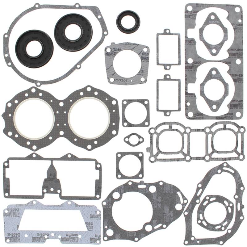 Vertex Pistons Vertex Gaskets 94-95 Yamaha 700 FX1 Complete Gasket Kit w/ Oil Seals 611601 611601 Photo - Primary