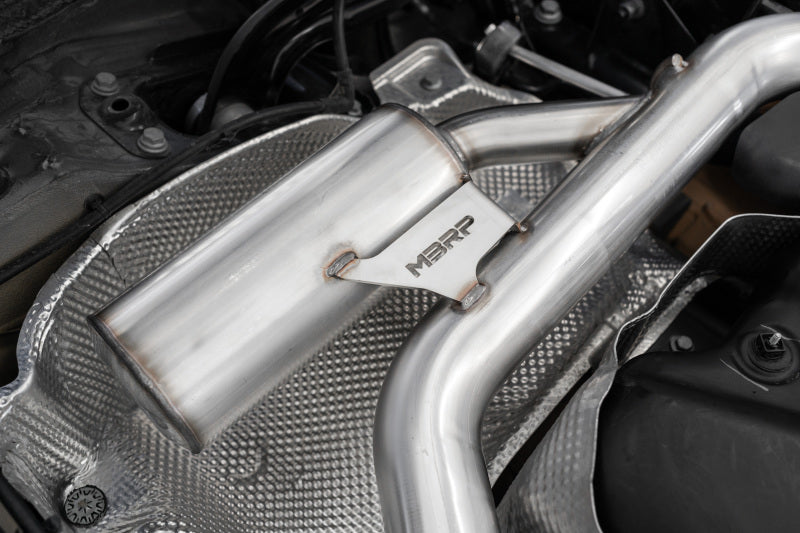 MBRP 2022 Volkswagen Golf GTI MK8 T304 SS 3in Cat-Back Exhaust 2.5in Dual Split Rear w/ SS Tips S4617304 S4617304 Photo - Close Up