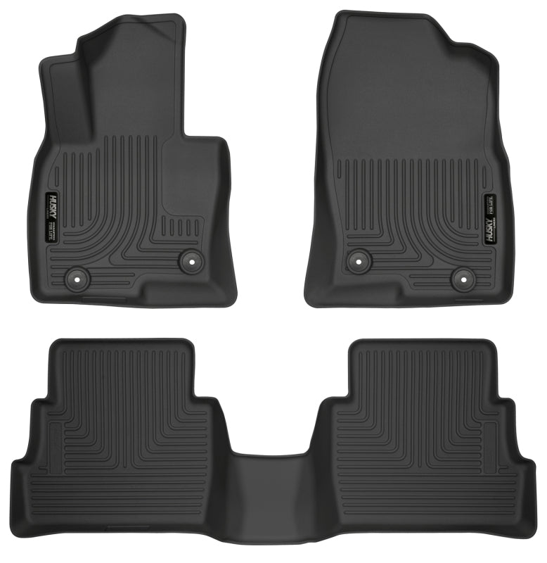 Husky Liners 2017 Mazda CX-5 Weatherbeater Black Front & 2nd Seat Floor Liners 95641 95641 Photo - Primary