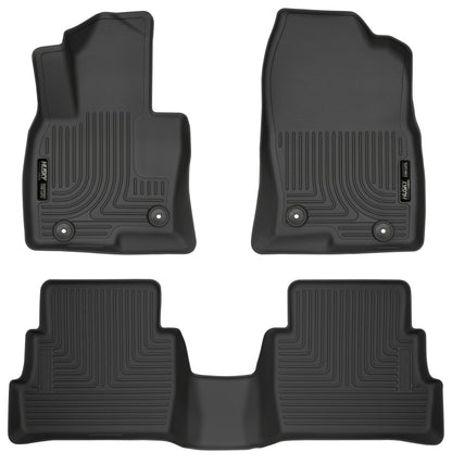 Husky Liners 2017 Mazda CX-5 Weatherbeater Black Front & 2nd Seat Floor Liners 95641 95641 Photo - Primary