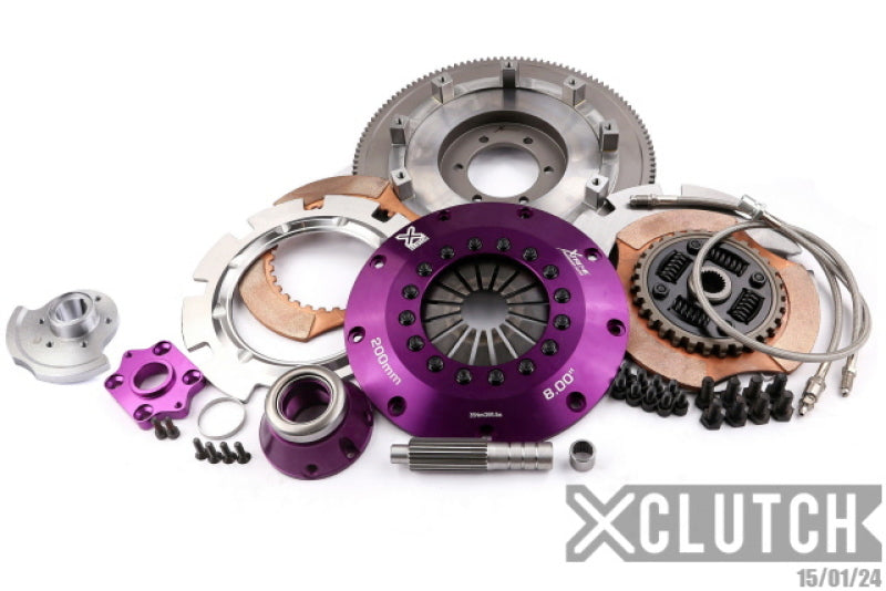 XCLUTCH 93-95 Mazda RX-7 1.3L 8in Twin Sprung Ceramic Clutch Kit XKMZ20680-2B XKMZ20680-2B Photo - Primary