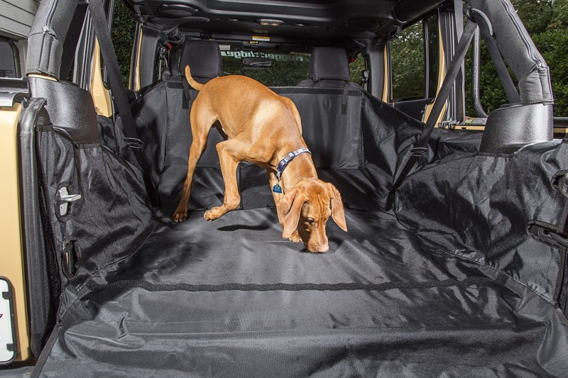 Rugged Ridge C3 Cargo Cover,No Subwoofer;07-18 Jeep Wrangler JKU,4 Door 13260.01 Photo - Mounted