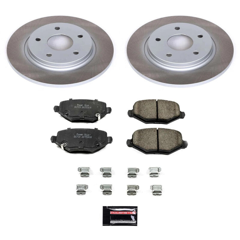 PowerStop Power Stop 13-14 Volkswagen Routan Rear Semi-Coated Rotor Kit SC6544 SC6544 Photo - Primary