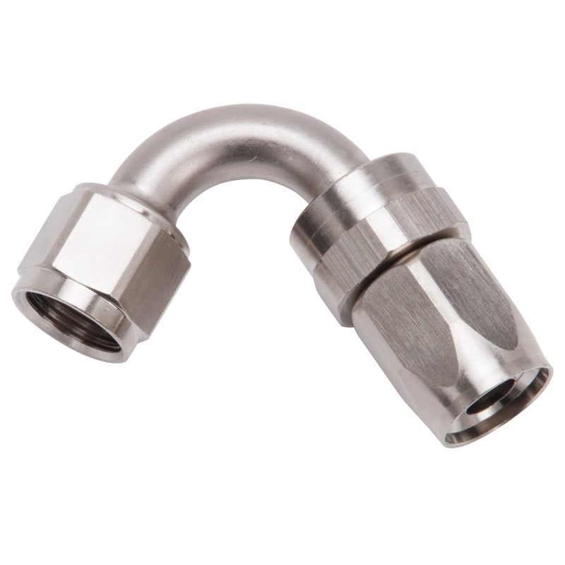 Russell #8 Full Flow Swivel 120° Tight Radius Hose Ends - Endura 613411 Photo - out of package