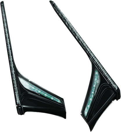 Kuryakyn Blk Led Vert Rear Lght Strips 3247 3247 Photo - Primary