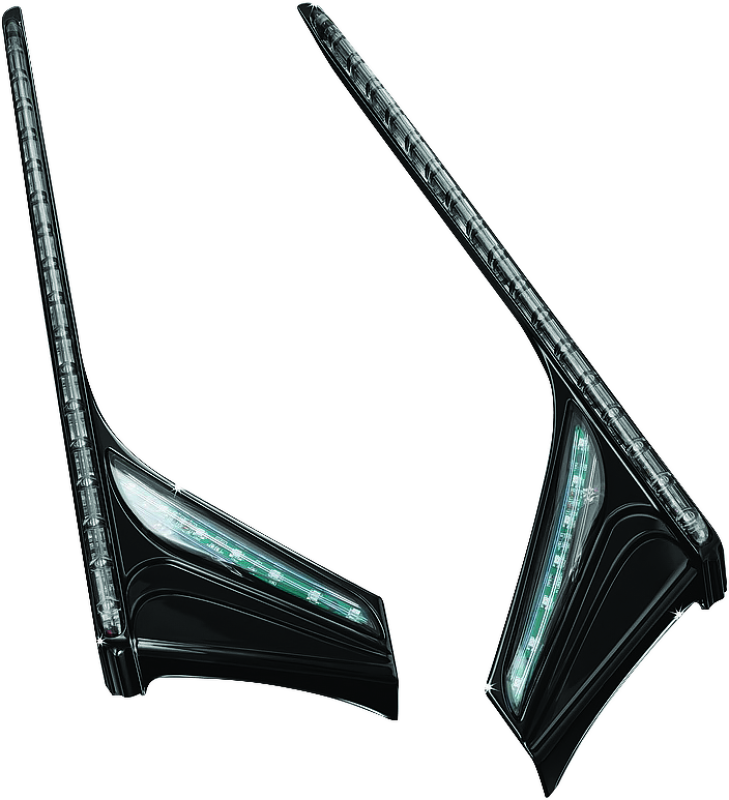 Kuryakyn Blk Led Vert Rear Lght Strips 3247 3247 Photo - Primary