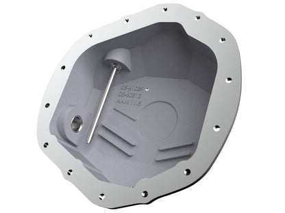 aFe 2020 Chevrolet Silverado 2500 HD  Rear Differential Cover Black ; Pro Series w/ Machined Fins 46-71260B 46-71260B Photo - Unmounted