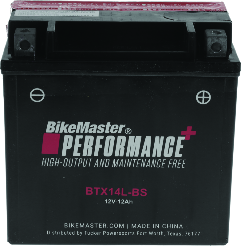 BikeMaster BTX14L-BS Battery 781329 781329 Photo - Primary