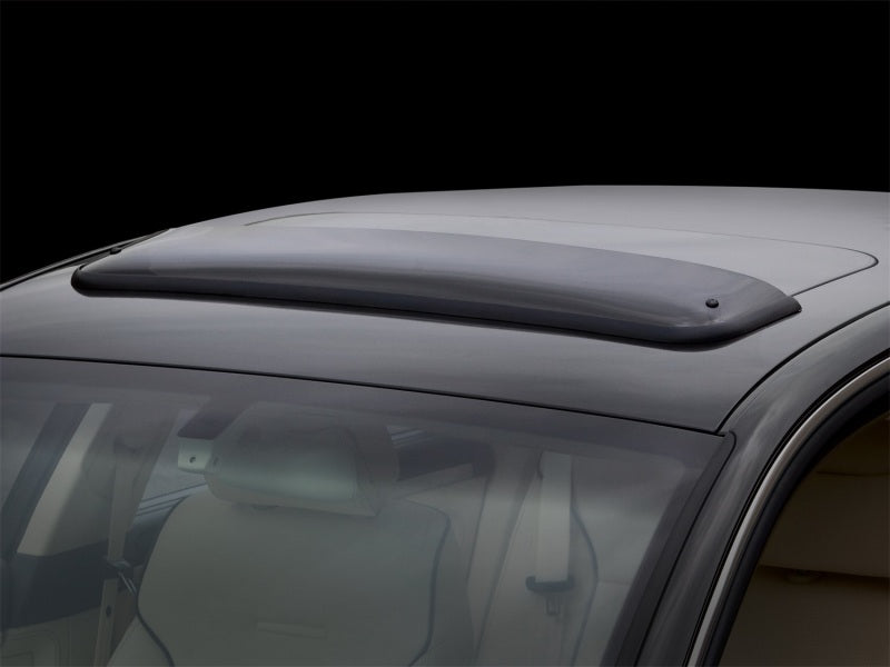 WeatherTech 02-05 BMW 745i Sunroof Wind Deflectors - Dark Smoke 89020 89020 Photo - Mounted