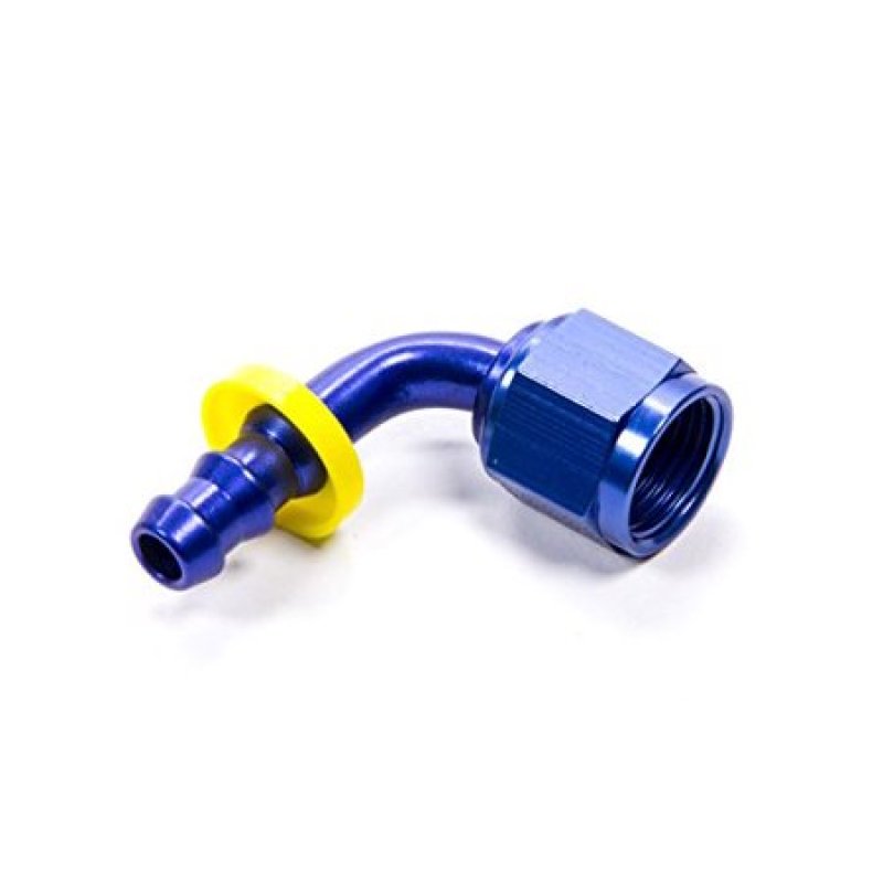 Fragola -8AN Nut x -6AN 90 Degree Push-Lite Hose End For Fuel Cell Conversion - Black 209108-BL 209108-BL Photo - Primary